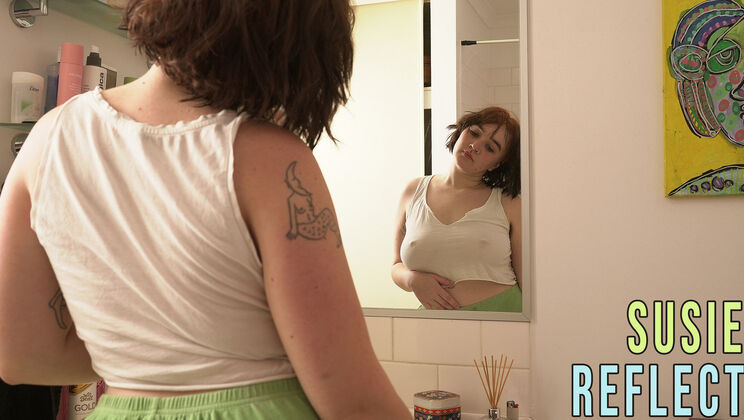 [GirlsOutWest] - Susie Gets Wet in Aussie Shower - Susie