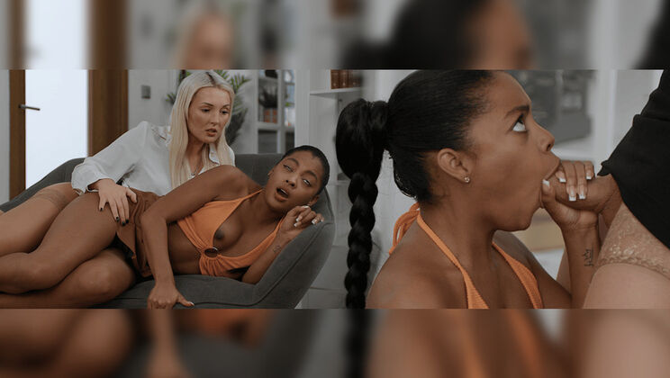 [FutanariXXX] - Blowjob Therapy Session with Creampie - Lovita Fate - Sofi Vega