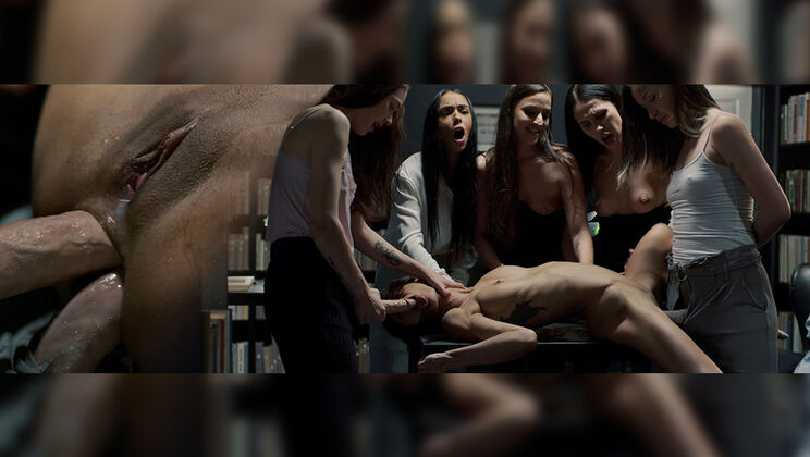 [FutanariXXX] - Reading Aloud: A Pretext for Lesbian Group Sex - Amirah Adara - Veronica Leal - Black Angel - Tabitha Poison - Alyssa Bounty - Matty Mila