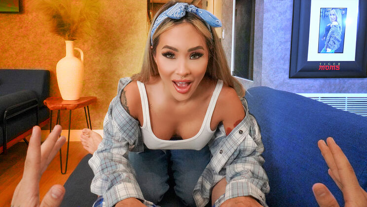 [TigerMoms] - Tanned Petite Asian Gets Fucked - Elias Cash - Linda Lan