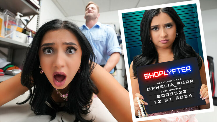 [Shoplyfter] - Latina Babe Ophelia Purr in Winter Fun - Nathan Bronson - Ophelia Purr