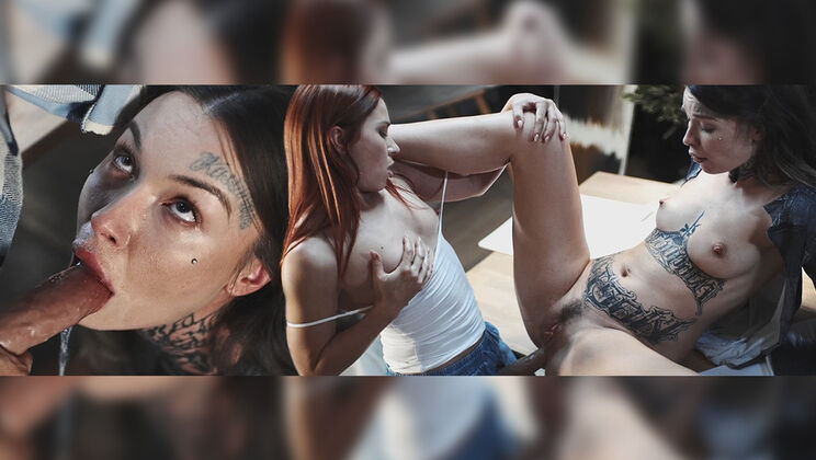 [FutanariXXX] - Clemence Audiard's Bukkake Art - Tabitha Poison - Clemence Audiard