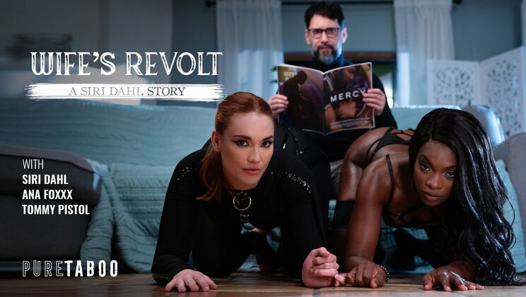 [PureTaboo] - Wife's Revolt: Siri Dahl's Big Tits and Foot Fetish in Threesome Action
