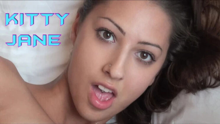[WakeupnFuck] - Skinny Brunette Kitty Jane in Pussy Licking Scene - Kitty Jane
