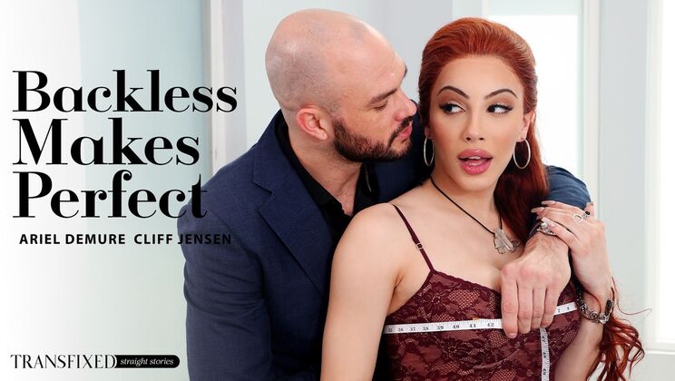 [Transfixed] - Anal Action with a Redhead Shemale - Cliff Jensen - Ariel Demure