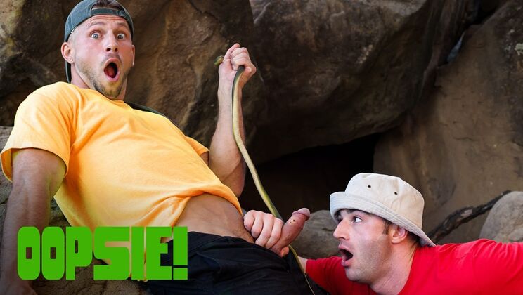 [Oopsie!] - Deep Throat & Anal in Snake Bite Porn - Roman Todd - Michael Boston