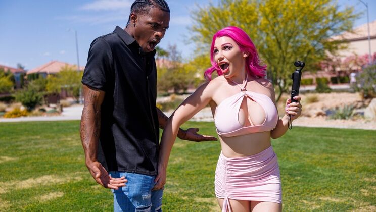 [Brazzers] - Lily Lou Deepthroats & Gags On Monster Dick - Lily Lou - Damion Dayski
