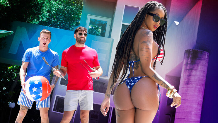 [Milfty] - Memorial Day Sex - Stepson Fucks Stepmom Hard - Cali Sweets - Ken Feels - Gunnar Bishop