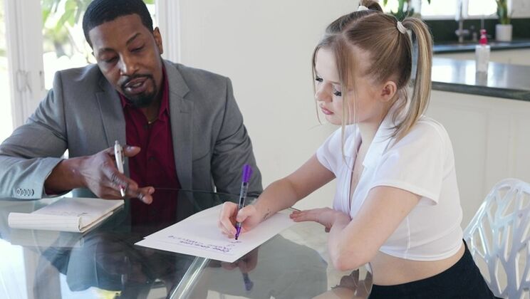 [PornWorld] - Lingerie Clad Coco Lovelock Tempts Tutor For Sex - Isiah Maxwell - Coco Lovelock