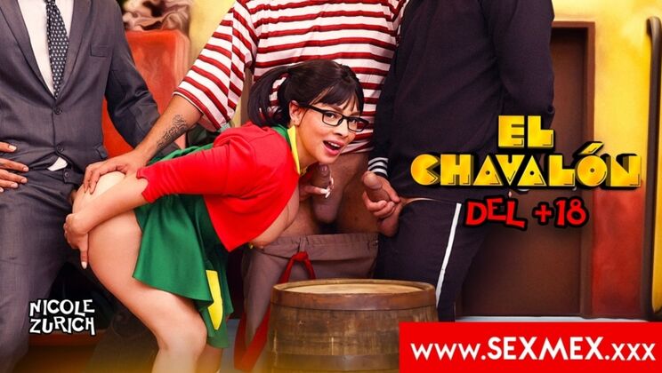 [SEXMEX] - MILF Threesome Featuring Big Boobs and Blowjobs - Nicole Zurich - Lia Tovar - Mica Spengler