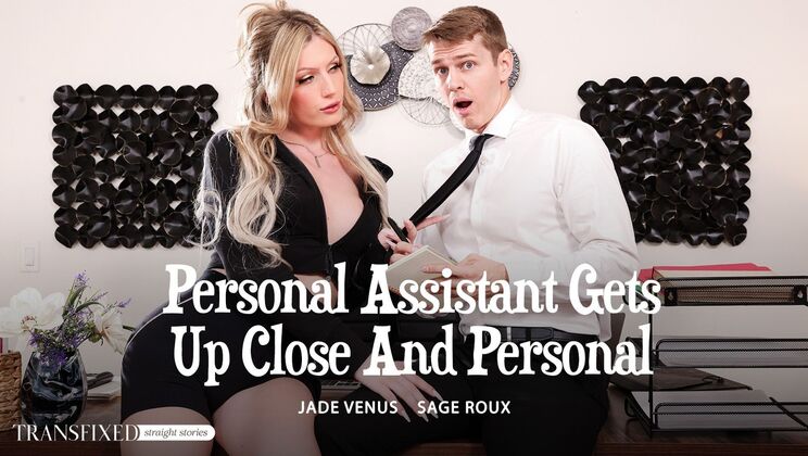 [Transfixed] - Jade Venus and Sage Roux Anal Office Fuck - Jade Venus - Sage Roux