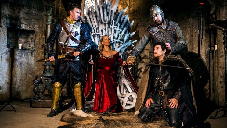 [DigitalPlayground] - Facial Cumshots and Deepthroat Action in a Threesome - Rebecca More - Tina Kay - Danny D