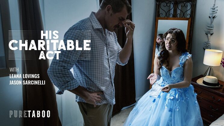 [PureTaboo] - Voyeur Films Teen With Natural Tits Taking A Facial Cumshot - Leana Lovings - Jason Sarcinelli