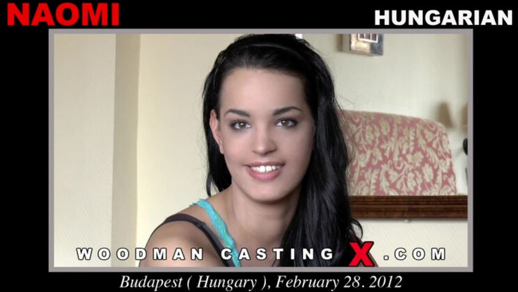 [WoodmanCasting] - Naomi Casting: Watch Her Gape After Intense Anal - Naomi