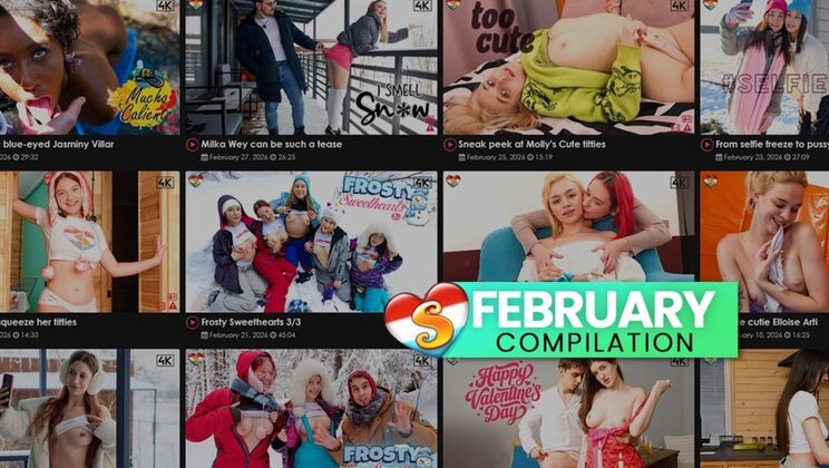 [ClubSweethearts] - European Sex Tape Mix - February 2026 Compilation - Tess Lyndon - Maaike - Lady Luna - Kamilla C - Britney Spring - Willy Regal - Viola Weber - Sara Bork - Milka Wey - Moon Imp - Cristafeer Robien - Rihanna Black - Erika Mori - Alice Flore - Megan Murkovski - Baby Dahl - Amelia Ost - Molly Cute - Roxy Muray - Nathalie Q - Remido - Silver Valkyrie - Janet E
