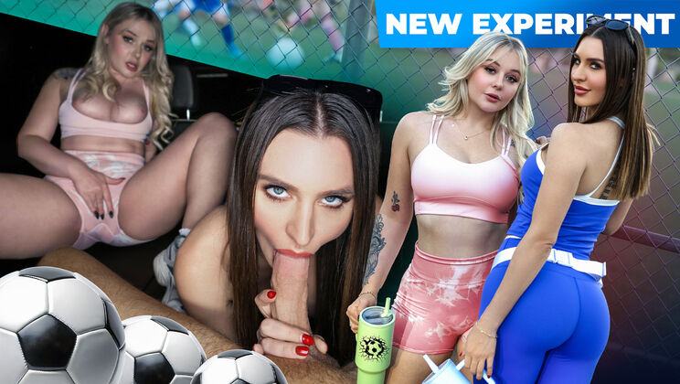 [ReptyleLabs] - Blonde and Brunette Soccer Moms Get Facial - Ella Reese - Joshua Lewis - Lucky Kay Love