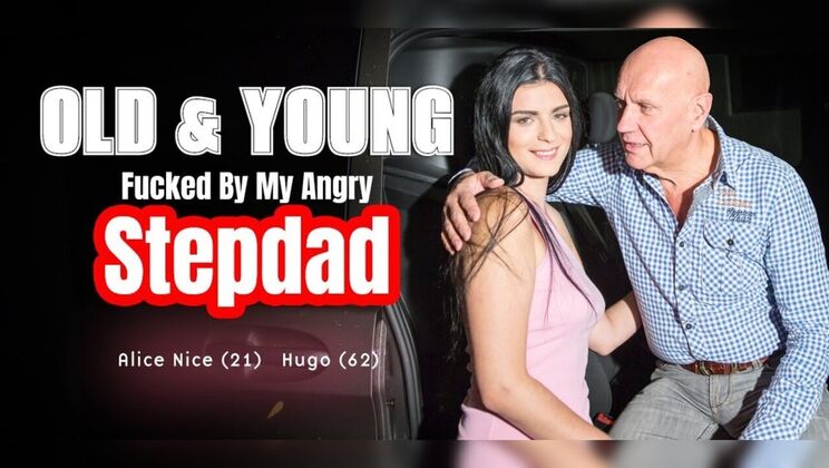 Broken Car, Teen Moaning, and Hard Fuck for Lucky Old Guy