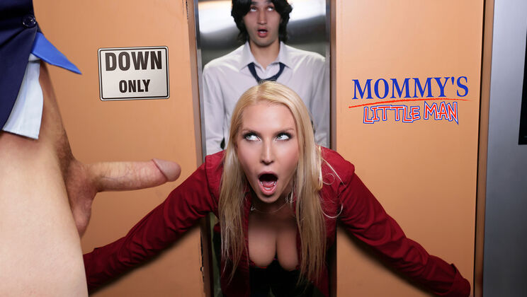 Bra and Belly Button Ring: Vanessa Cage's Elevator Threesome