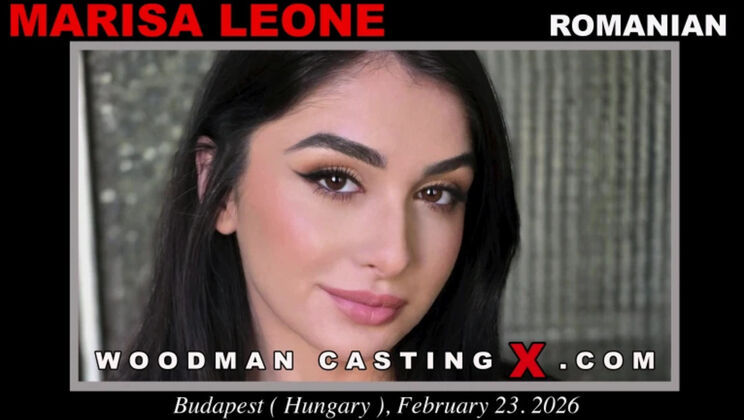 Pierced and Shaved Marisa Leone Licks Pussy in Casting