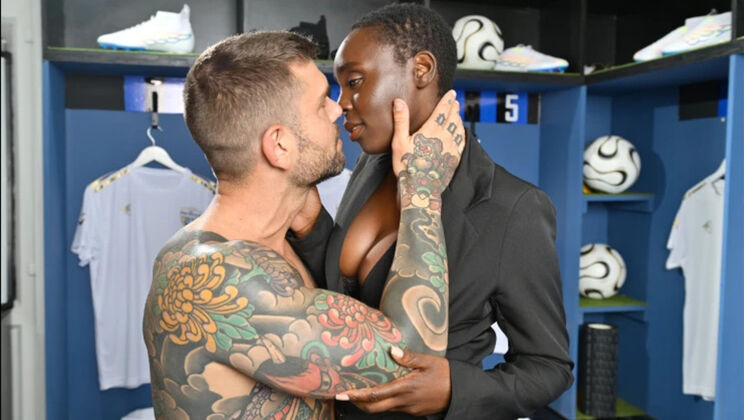 Locker room private fuck with condom
